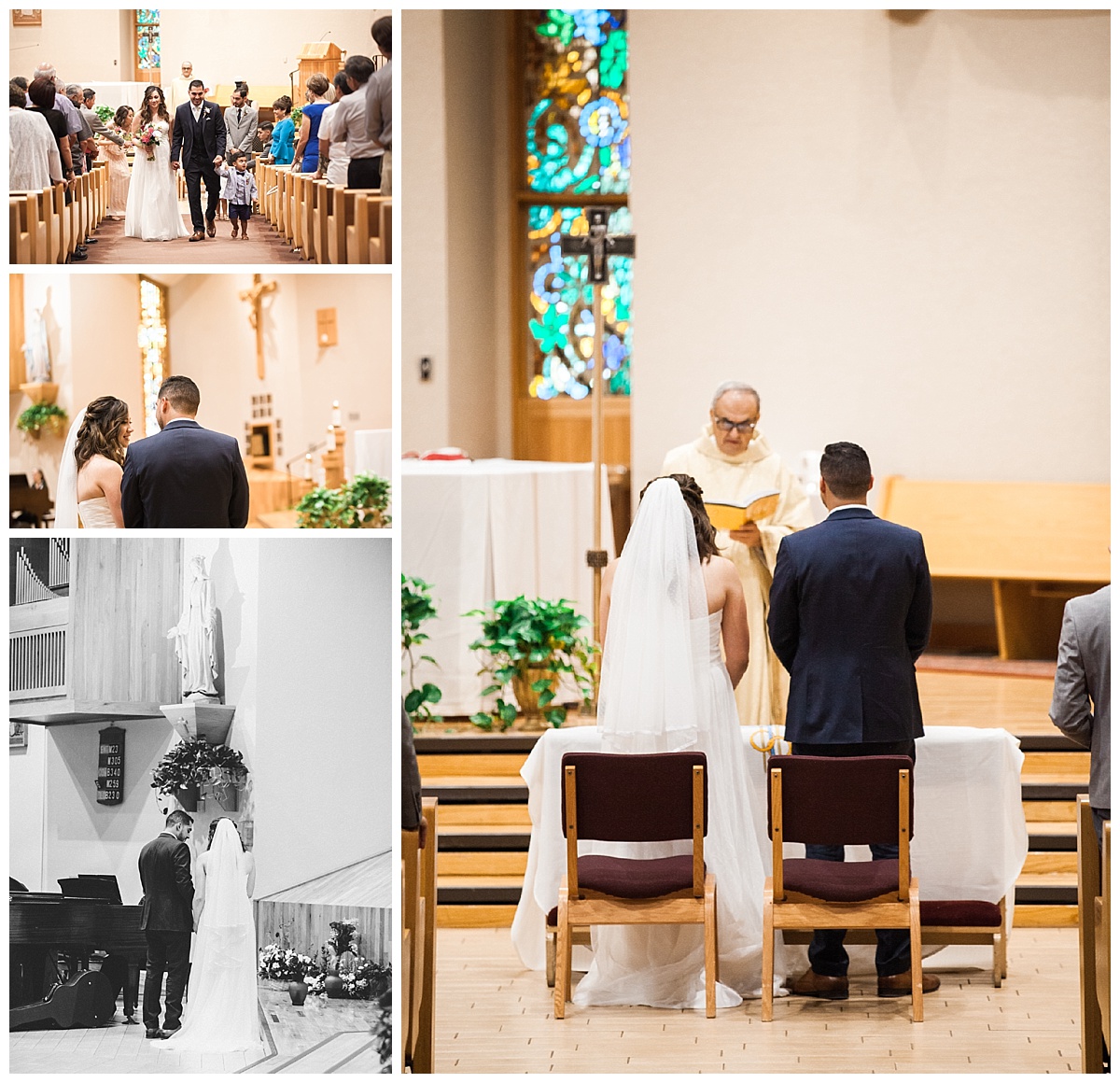 el paso wedding, st raphaels catholic church in el paso