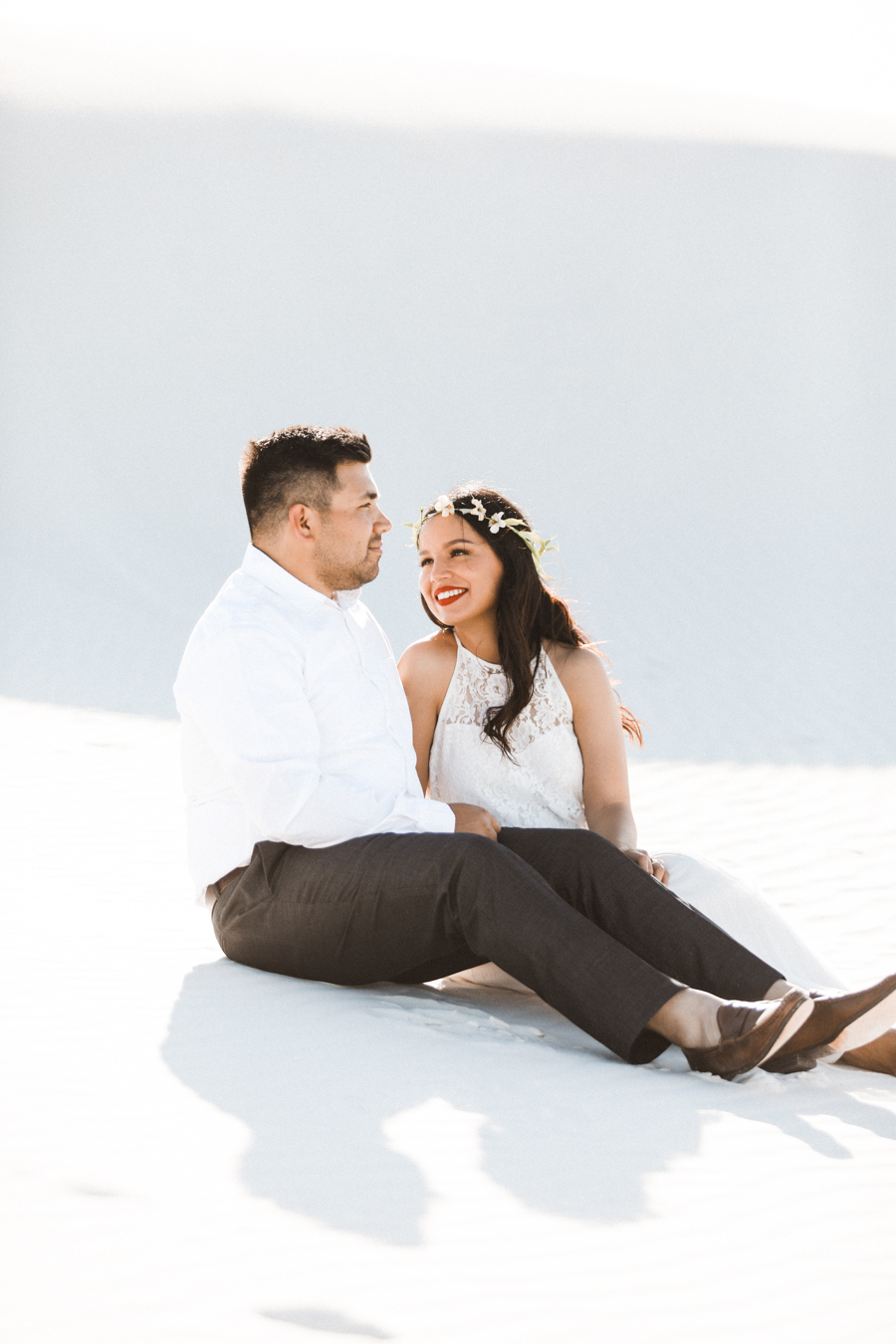 el paso engagement session, white sands engagement session