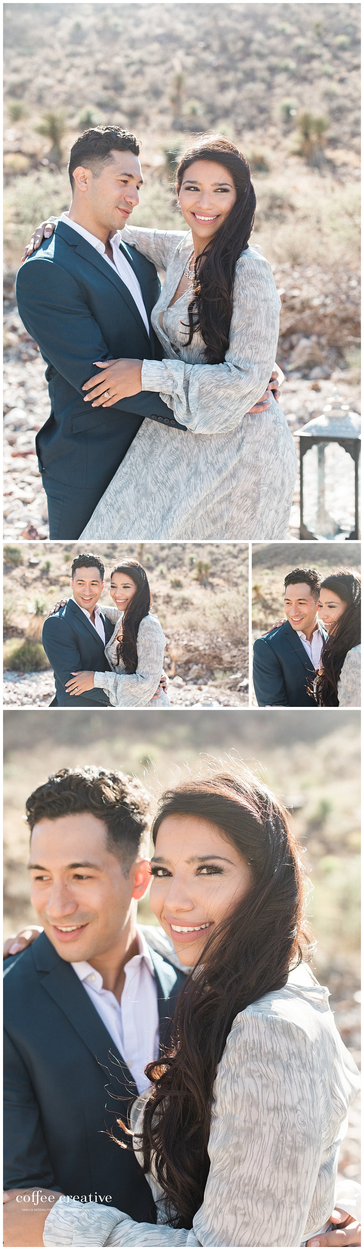 Romantic Engagement Session in El Paso