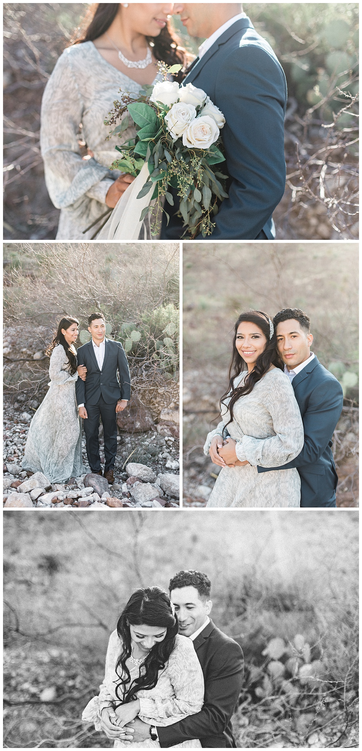 Romantic Engagement Session in El Paso