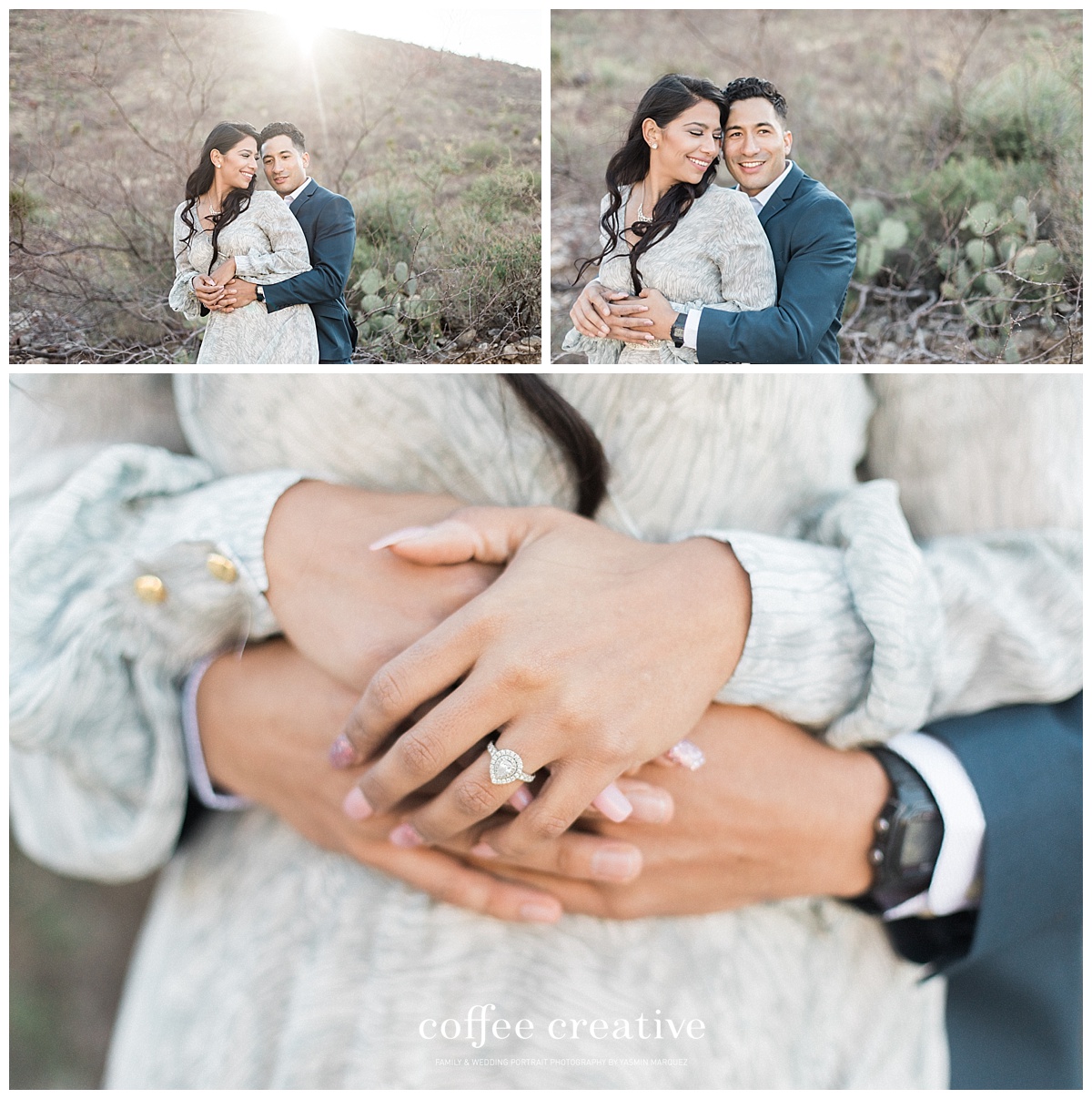 Romantic Engagement Session in El Paso