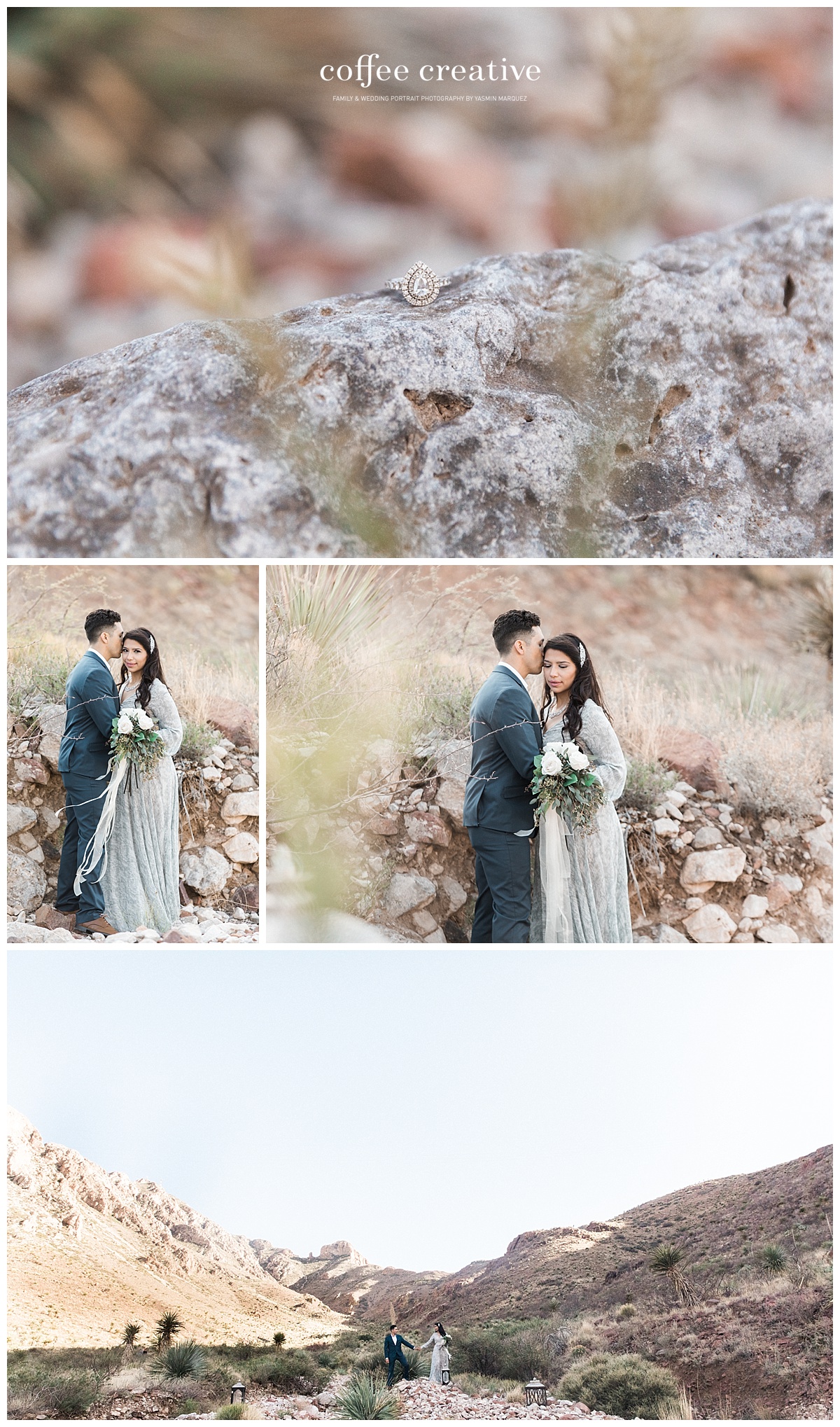 Romantic Engagement Session at the Franklin Mountains