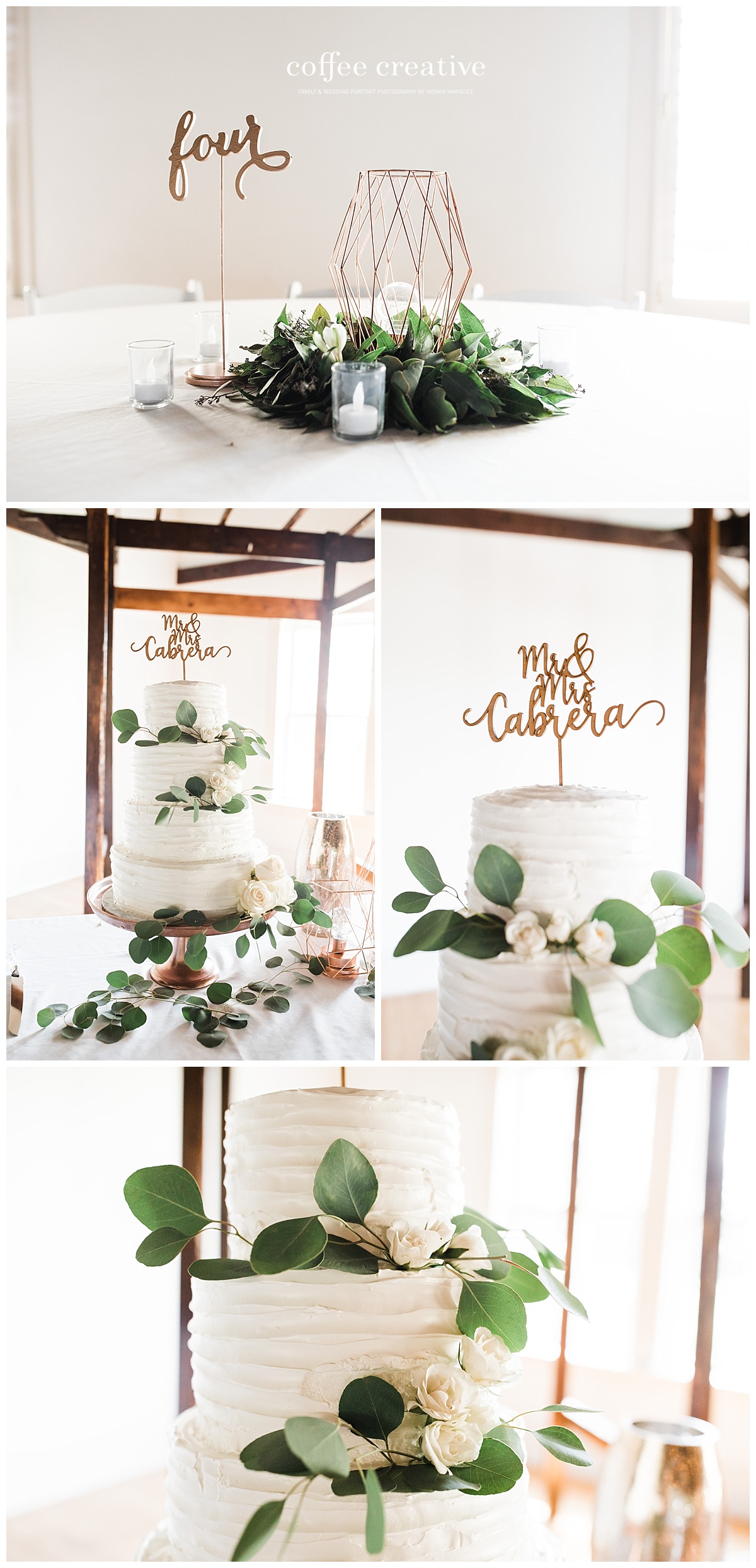 el paso simple rustic white wedding 