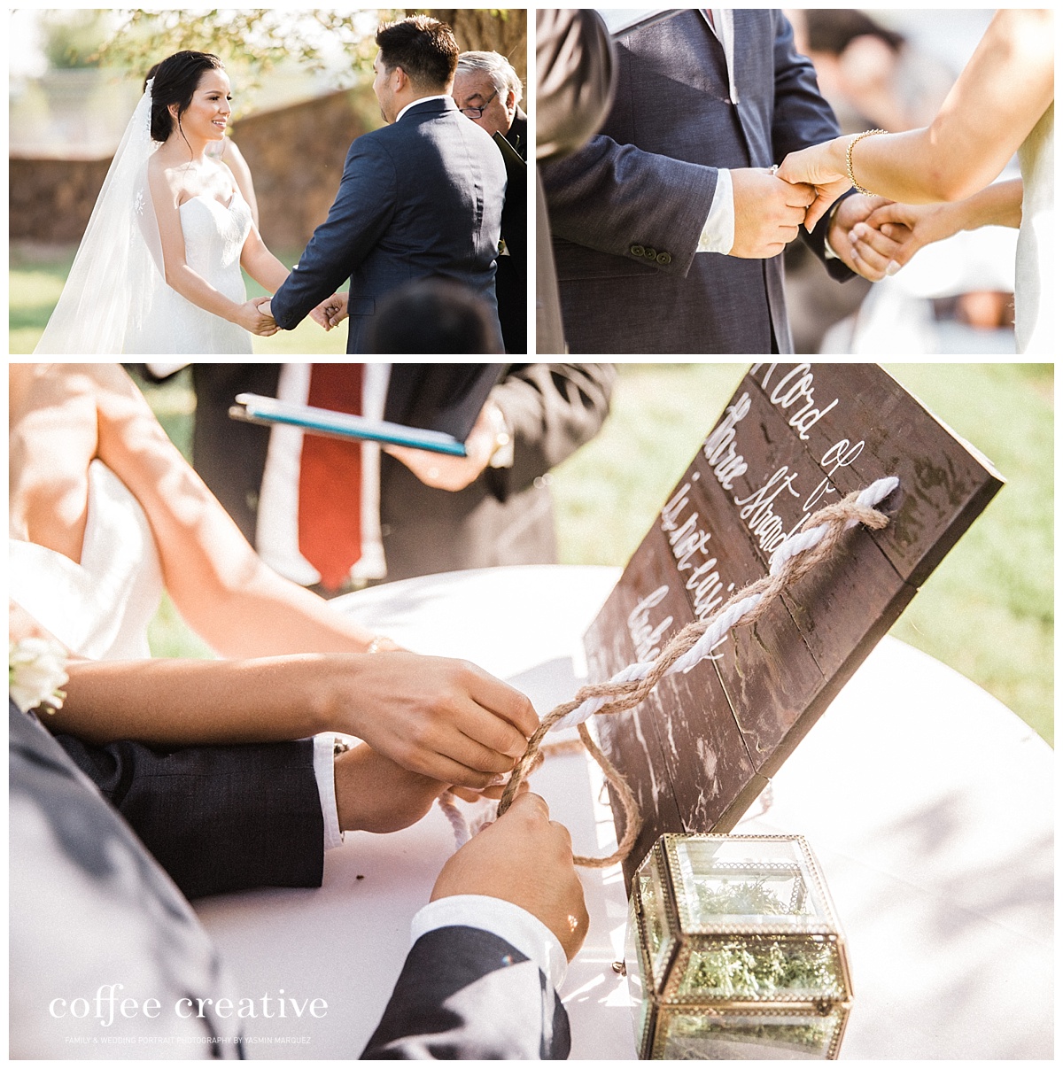 el paso simple rustic white wedding 