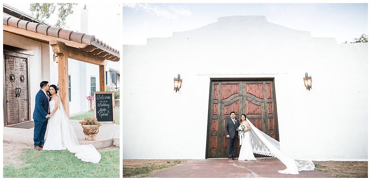 el paso simple rustic white wedding at los portales 