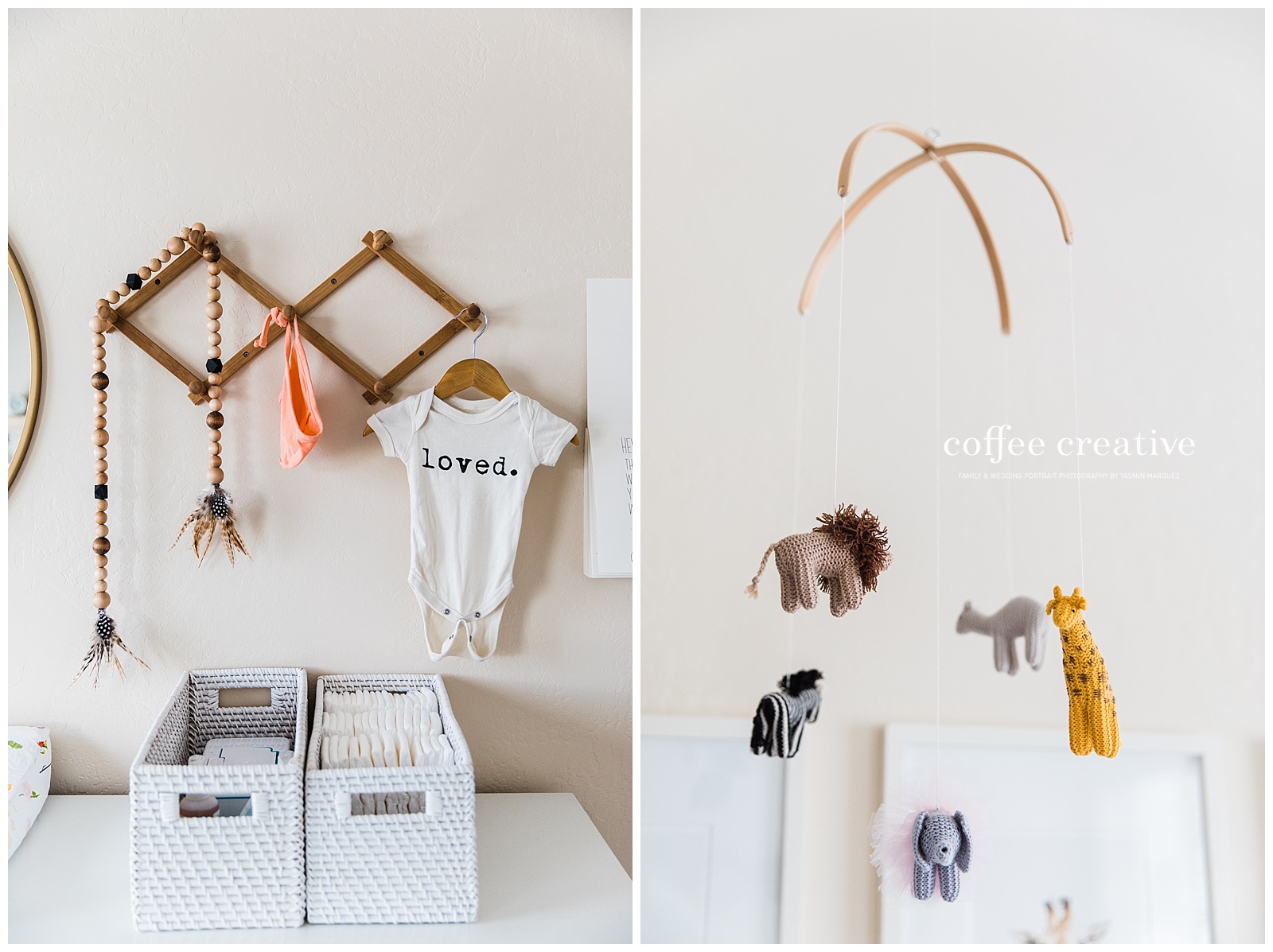 el paso newborn photographer, neutral and earthy nursery, alamogordo newborn session