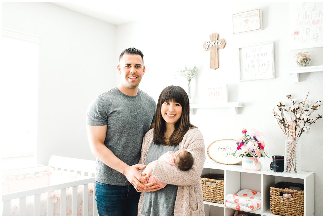 Soft Pink Neutral Newborn Session | El Paso Fresh 48 and Newborn Photographer