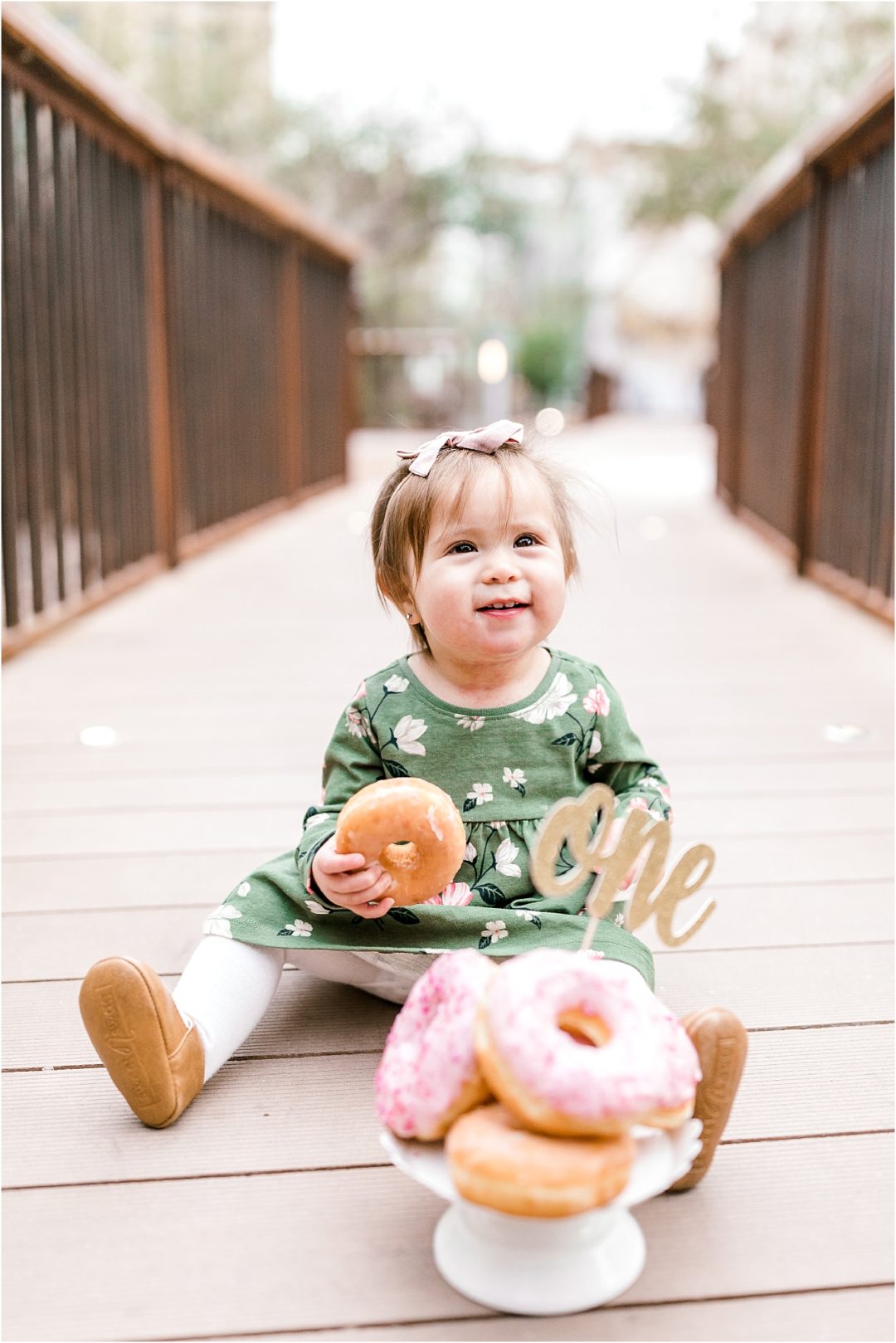 donut cake smash, downtown el paso photography, el paso cake smash