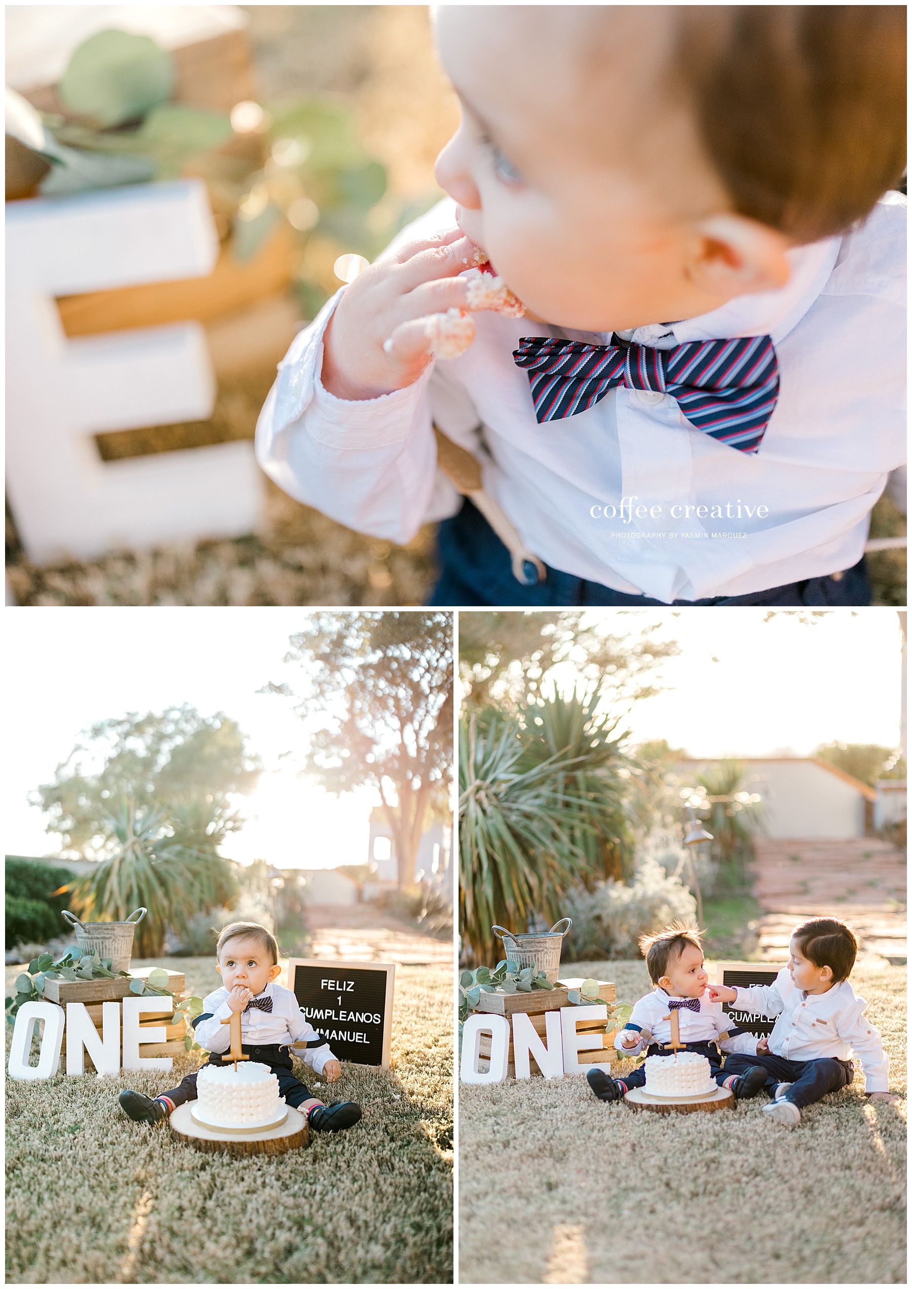 el paso cake smash, rustic cake smash session, boy cake smash, el paso birthday photographer, outdoor cake smash, el paso family photography