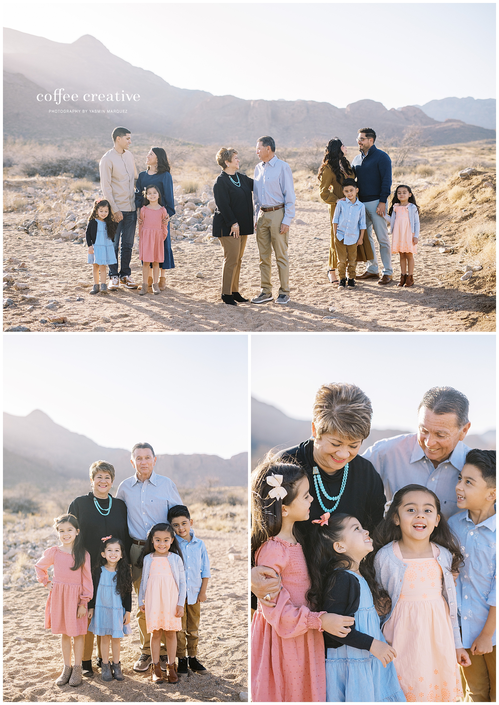 El Paso Desert Extended Family Session, el paso photography, el paso mountains
